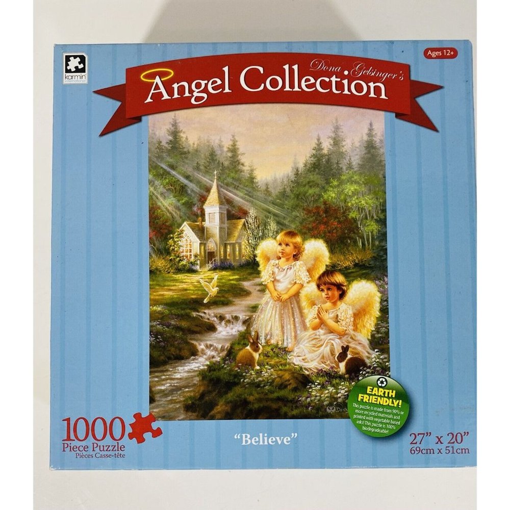 Angel Collection Believe 1000 Piece Jigsaw Puzzle Kids Girls Church Religion